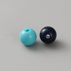 Opaque Acrylic Beads&nbsp;OACR-SZC0001-02B-01
