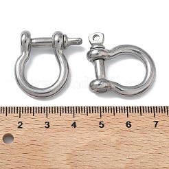 304 Stainless Steel Ring Clip Buckles for Bag Chain Strap&nbsp;STAS-C165-02B-P