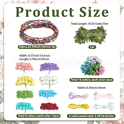 DIY Rose Wreath Sets&nbsp;DIY-BM0002-05