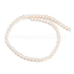 Natural Cultured Freshwater Pearl Beads Strands&nbsp;PEAR-I007-07Y-10A