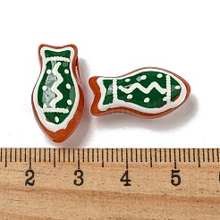 Handmade Transparent Glass Beads&nbsp;GLAA-N0028-02F