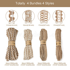 4 Bundles 4 Styles 
Natural Jute Cord&nbsp;OCOR-MP0001-03