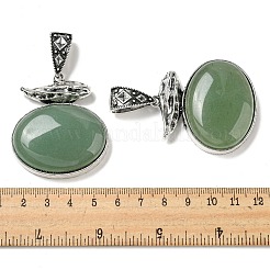 Natural Green Aventurine Pendants&nbsp;G-Z050-07B