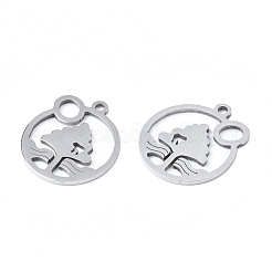 Non-Tarnish 201 Stainless Steel Pendants&nbsp;STAS-T044-251P