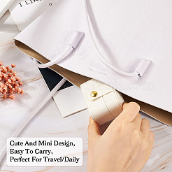 1Pc Rectangle PU Imitation Leather Jewelry Storage Boxes&nbsp;PAAG-TA0001-01A