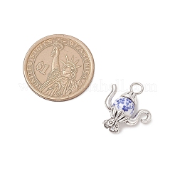 Handmade Flower Printed Porcelain Ceramid Links&nbsp;PALLOY-JF04146