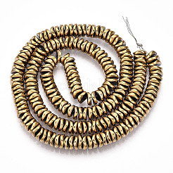 Electroplate Non-magnetic Synthetic Hematite Beads Strands&nbsp;G-N0321-07K