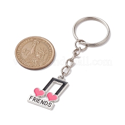 Platinum Alloy Enamel Keychain&nbsp;KEYC-JKC00752-02
