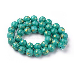 Natural Mashan Jade Beads Strands&nbsp;G-F670-A02-4mm