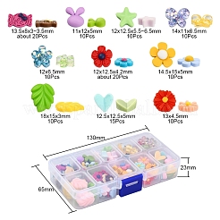 10 Style Opaque Resin Cabochons&nbsp;RESI-YW0001-12