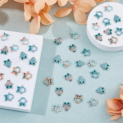 50Pcs 5 Styles Alloy Connector Charms&nbsp;FIND-FH0010-76