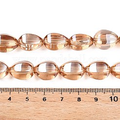 Electroplate Glass Beads Strands&nbsp;EGLA-T028-01F