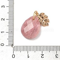 Natural Rhodonite Pendants&nbsp;G-K422-02KCG-04