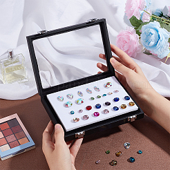 Rectangle PU Leather Loose Diamond Presentation Boxes with Sponge Inside&nbsp;CON-WH0089-31