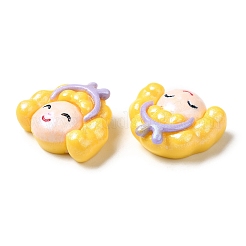 Opaque Resin Cabochons&nbsp;CRES-M017-02B