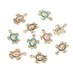 16Pcs Alloy Rhinestone Connector Charms&nbsp;ALRI-TA0001-38