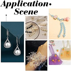 Acrylic & Glass Round Beads&nbsp;CCG-PH0001-03