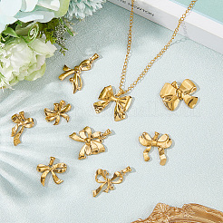 9Pcs 9 Styles 201 Stainless Steel Pendants&nbsp;STAS-BBC0007-64