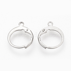 Tarnish Resistant 304 Stainless Steel Leverback Earring Findings&nbsp;LS-STAS-S073-01