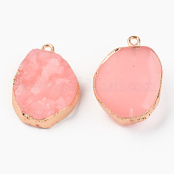 Druzy Resin Pendants&nbsp;RESI-R428-019