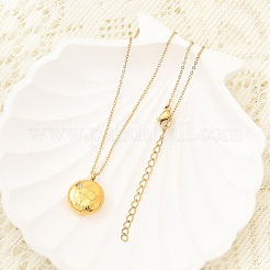 304 Stainless Steel Clear Cubic Zirconia Constellation Pendant Necklaces&nbsp;NJEW-R021-02G-07