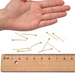 Brass Ball Head Pins&nbsp;KK-R020-04G