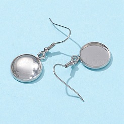 DIY Flat Round Dangle Earrings Making Kit&nbsp;DIY-FS0002-80
