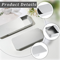 2Pcs Slide Top Tinplate Trinket Storage Boxes&nbsp;CON-SP0001-22A-03