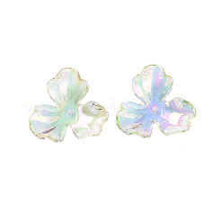 UV Plating Acrylic Beads Caps&nbsp;TACR-S161-09
