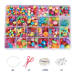 DIY Bracelets & Hair Band Jewelry For Children&nbsp;DIY-YW0001-30