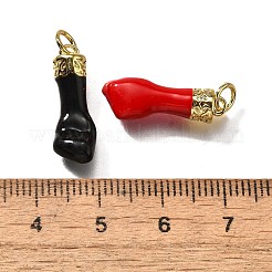 Brass Enamel Pendants&nbsp;KK-Q043-29A