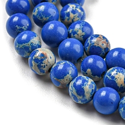 Synthetic Imperial Jasper Dyed Beads Strands&nbsp;G-D077-A01-02A
