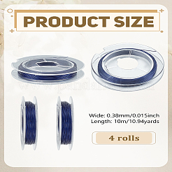 4 Rolls Tiger Tail Wire&nbsp;TWIR-LP0001-17A-03