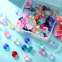 120Pcs 15 Colors Electroplate Transparent Glass Beads&nbsp;GLAA-CJ0001-77