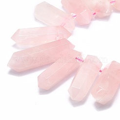 Natural Rose Quartz Beads Strands&nbsp;G-F715-053