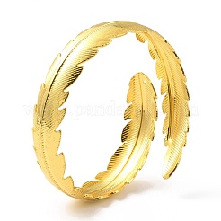 Leaf Upper Arm Cuff Band&nbsp;AJEW-G033-06G