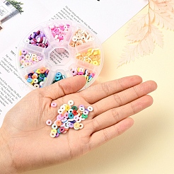 1200Pcs 8 Colors Handmade Polymer Clay Beads&nbsp;CLAY-YW0001-15C