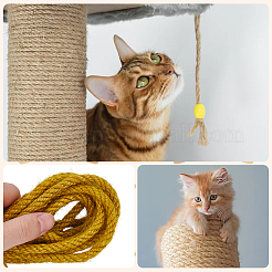 50M Round Twisted Jute Cord&nbsp;OCOR-WH20006-14C