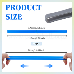12Pcs 12 Colors Silicone Bands&nbsp;FIND-WR0013-03