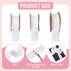 3Rolls 3 Styles Wrinkle Polyester Ribbon&nbsp;OCOR-TA0003-04
