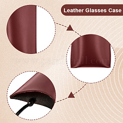1Pc PU Leather Eyewear Pouch&nbsp;ABAG-CN0001-85C