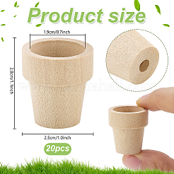 Wood Flower Pot Cover&nbsp;AJEW-PH0007-75B