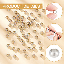 120Pcs 201 Stainless Steel Spacer Beads&nbsp;STAS-UN0053-86