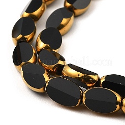 Faceted Transparent Electroplate Glass Beads Strands&nbsp;EGLA-P051-05A-A