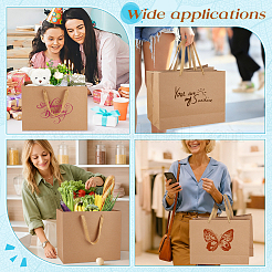 60Pcs Kraft Paper Bags with Handles&nbsp;ABAG-WA0001-15