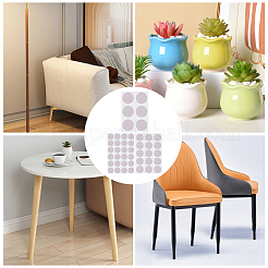 198Pcs 3 Styles Round Felt Furniture Pads&nbsp;AJEW-GF0013-26B