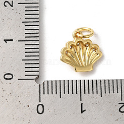 Rack Plating Brass Clear Cubic Zirconia Charms&nbsp;KK-Z056-28G