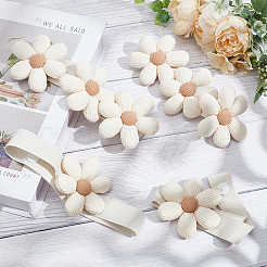 4Pcs 2 Styles Polyester Flower Curtain Tiebacks&nbsp;AJEW-AN0007-36