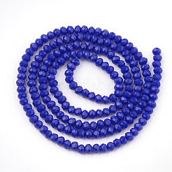 Opaque Solid Color Glass Beads Strands&nbsp;GLAA-S178-12B-04