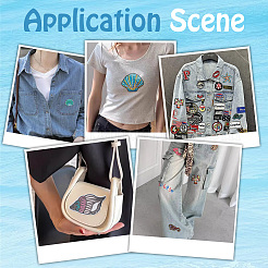 7Pcs 7 Styles Ocean Theme Cloth Sew on Patches&nbsp;DIY-PH0034-23